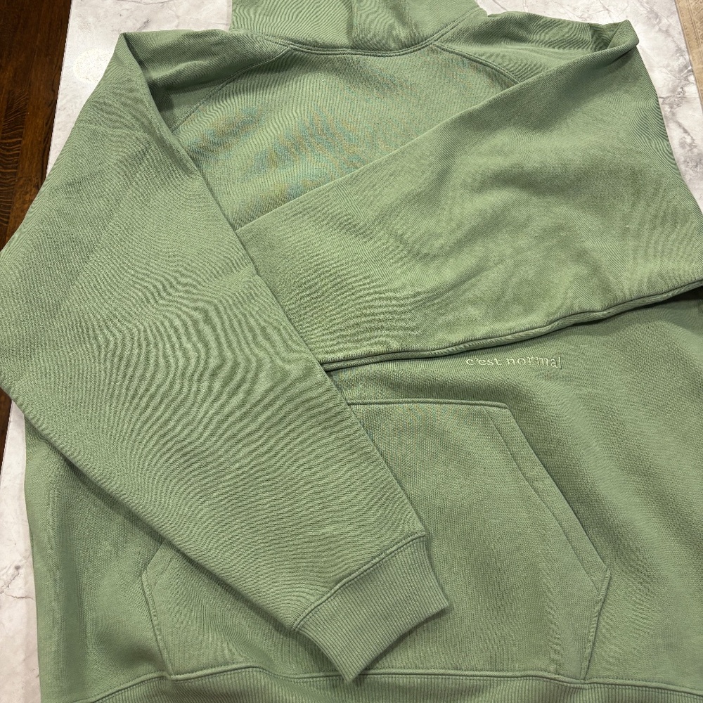 c'est normal pintuck sweat pants and sweatshirt